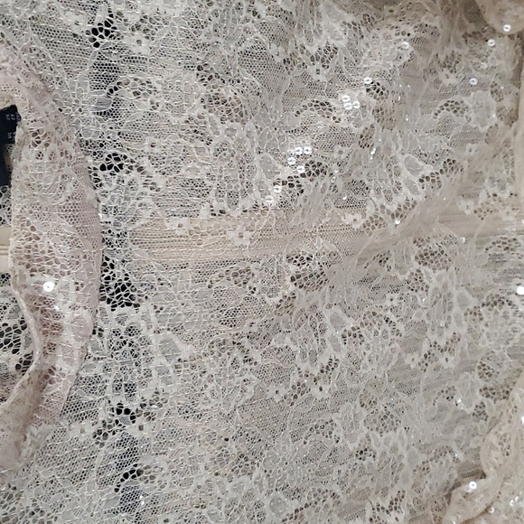 Long sleeve Bodysuit sequin sheer - Picture 4 of 10